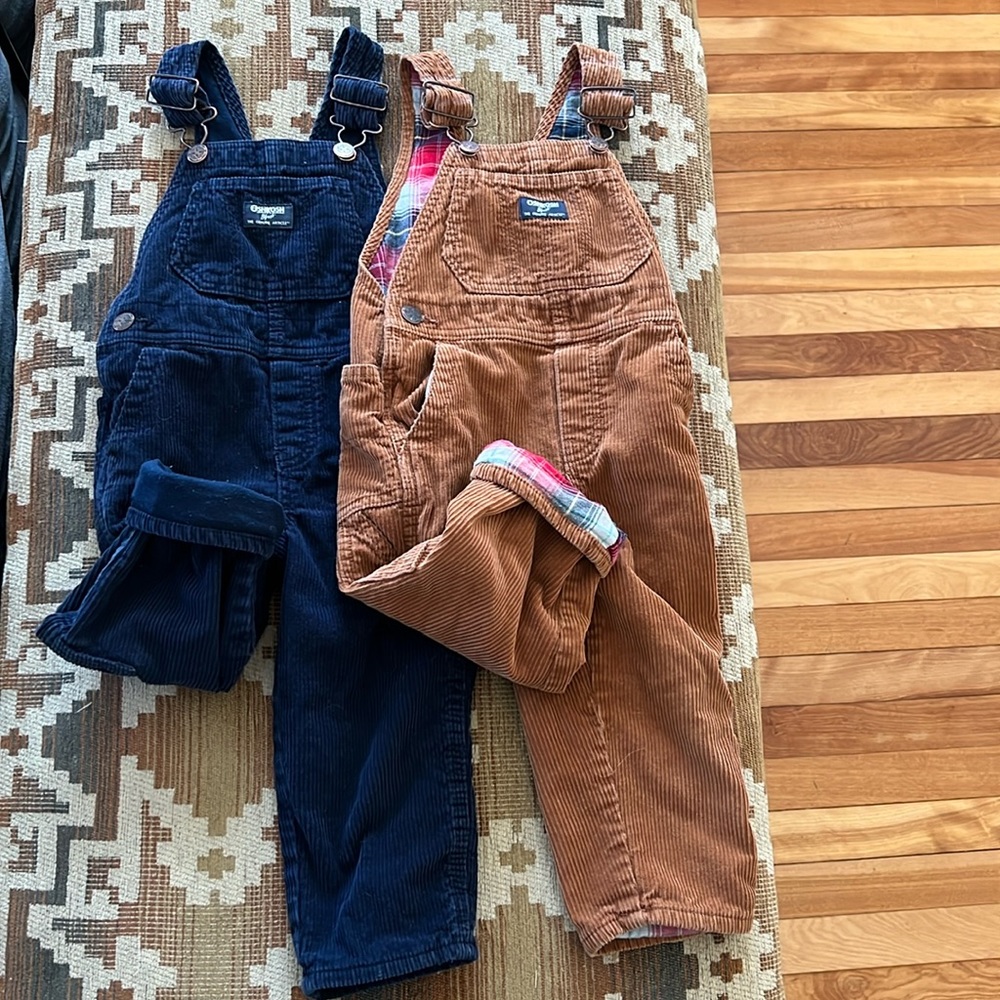2T Oshkosh corduroy overalls